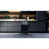 Hotpoint Integrated Slimline Dishwasher HSIO 3T223 WCE UK N - Silver open 3
