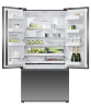 Fisher & Paykel RF540ANUB6 Fridge Freezer French Door 900mm_open