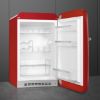 Smeg FAB10HRRD6 55cm 50s Style Red Small Right Hand Hinged Home Bar Fridge_interior