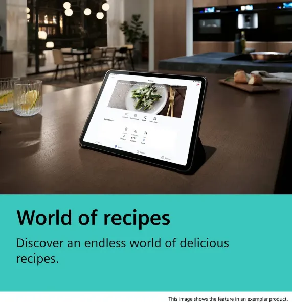 Picture of Siemens CM736G1B1B Built In Compact Oven With Microwave Function In Black