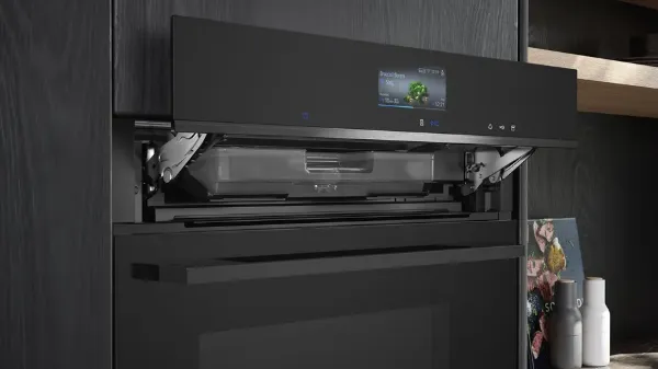 Picture of Siemens CS736G1B1 Built In Compact Oven With Steam Function In Black