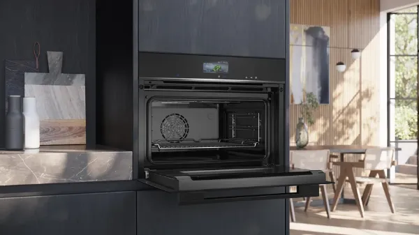 Picture of Siemens CS736G1B1 Built In Compact Oven With Steam Function In Black
