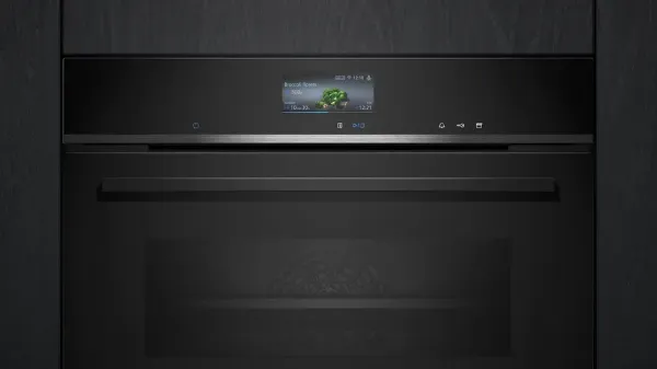 Picture of Siemens CS736G1B1 Built In Compact Oven With Steam Function In Black