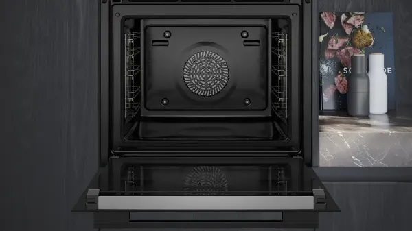 Picture of Siemens HR776G1B1B Built In Oven With Added Steam Function In Black