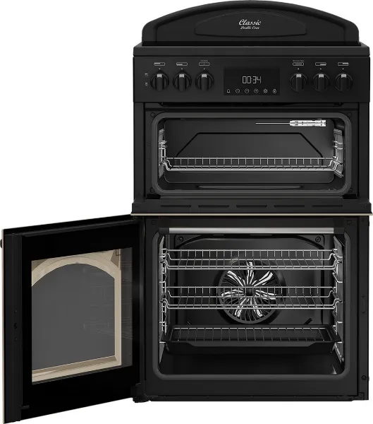 Leisure CLB60ECC 60cm Double Oven Electric Cooker - Cream_oven interior