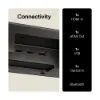 LG US70TY.AGBRLLK Wireless 3.1.1ch Soundbar & Subwoofer - Black_connectivity