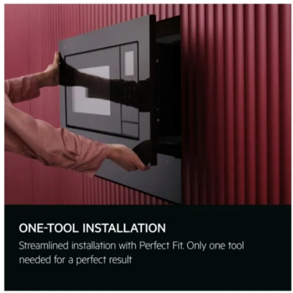 AEG OB6SM261UB 6000 Integrated Microwave 26L_one tool installation