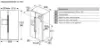 Bosch KAD93ABEP Series 6 American Style Fridge Freezer in Black with Total No Frost_install dimensions