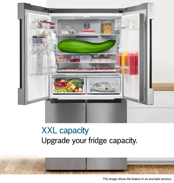 Bosch KAD93ABEP Series 6 American Style Fridge Freezer in Black with Total No Frost_xxl capacity