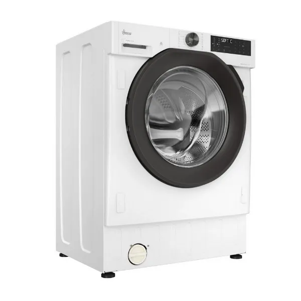 Hoover BH4S69M6DR9J-80 9kg 1600 Spin Built in Washing Machine - White & Anthracite_angled