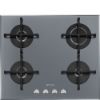 Smeg PV164S2 60cm Linea Silver Glass 4 Burner Gas on Glass Hob - Display Model
