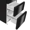Hisense RM469N4AFDUK 60cm 60/40 Frost Free Fridge Freezer - Black_freezer drawers