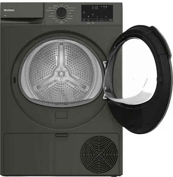 Blomberg LTA18321G 8kg Heat Pump Tumble Dryer - Graphite_interior