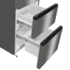 Hisense RM469N4ACDUK 60cm 60/40  Frost Free Fridge Freezer - Stainless Steel_freezer drawers