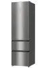 Hisense RM469N4ACDUK 60cm 60/40  Frost Free Fridge Freezer - Stainless Steel_angled view