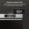 Hisense BI622AXPGUK 59.5cm Built In Electric Single Oven - Black & Stainless Steel_programmable time