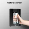 Hisense RS840N4WCE 60/40 91cm Frost Free American Fridge Freezer - Stainless Steel_water dispenser