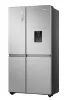 Hisense RS840N4WCE 60/40 91cm Frost Free American Fridge Freezer - Stainless Steel_angled