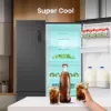 Hisense RS840N4WFE 60/40 91cm Frost Free American Fridge Freezer - Black Stainless Steel_super cool