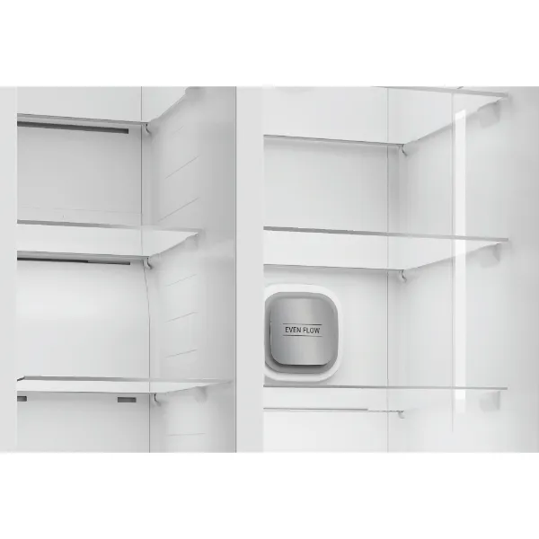 Hotpoint HPG2 6574W XBR5UK American Fridge Freezer in Black - Main storage