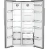 Hotpoint Dual American Fridge Freezer HPG2 6592 XP4UKWR in Silver - Main open