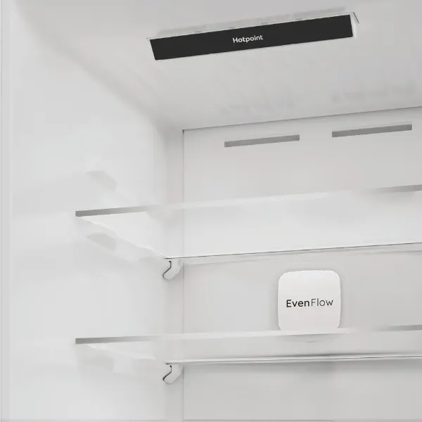 Hotpoint HPKF 6353 XP4UK Freestanding 50/50 Fridge Freezer in Silver - Main storage
