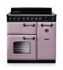 Rangemaster 17805 Classic Deluxe  90 Induction Range Cooker in Heather with Chrome Trim - CLDL90EIPHTH/CM1