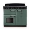 Rangemaster 14675 Classic Deluxe 100 Induction Range Cooker in Mineral Green with Chrome Trim - CLDL100EIPMGR/CM1