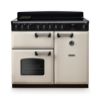 Rangemaster 14677 Classic Deluxe 100 Induction Range Cooker in Pale Cream with Chrome Trim - CLDL100EIPPCR/CM1