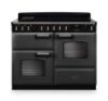 Rangemaster 14759 Classic Deluxe OC 110 Induction Range Cooker with Proving Drawer in Slate with Chrome Trim  - CLDLO110EIPSLT/CM1