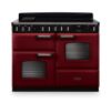 Rangemaster 14764 Classic Deluxe OC 110 Induction Range Cooker in Bordeaux with Chrome Trim - CLDLO110EIPBOR/CM1