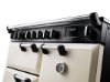 Rangemaster 14677 Classic Deluxe 100 Induction Range Cooker in Pale Cream with Chrome Trim - CLDL100EIPPCR/CM1_controls