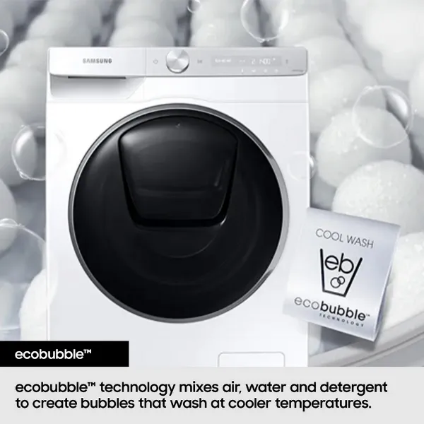 Samsung WW11DG5B25AEEU 11kg 1400 Spin Washing Machine - White_ecobubble