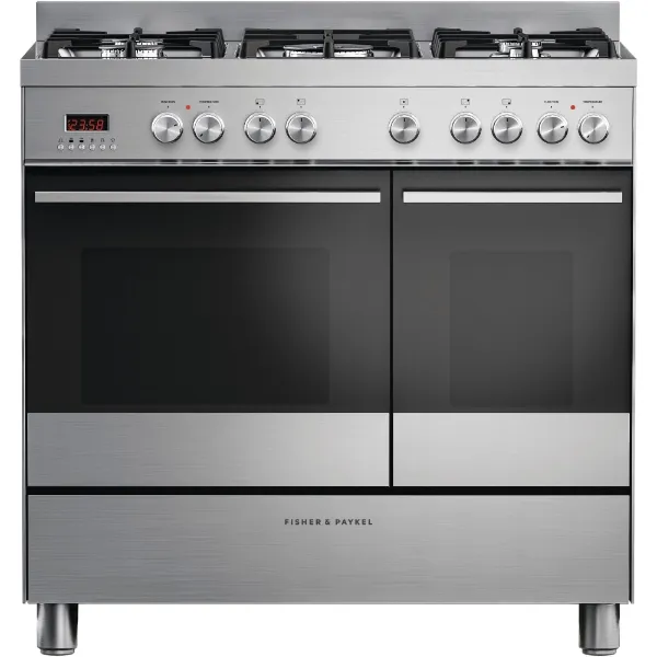 Fisher & Paykel OR90L7DBGFX1 90cm Dual Fuel Range Cooker - Stainless Steel