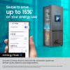 Samsung RB50DG632ES9EU  Series 8 SpaceMax™ 505L Smart Combi Fridge Freezer in Silver_ai energy mode