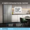 Samsung RS70F64KDTEU Series 6 SpaceMax™ Smart American Fridge Freezer in Silver_smart things