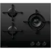 Fisher & Paykel CG603DLPGB4 60cm 'Gas on Glass' 3 Burner - Black