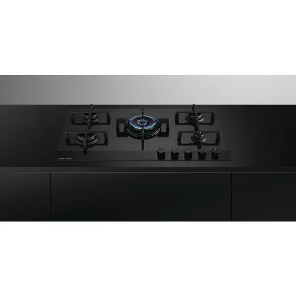 Fisher & Paykel CG905DNGGB4 90cm 'Gas on Glass' 5 Burner - BlackClose