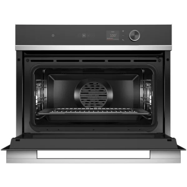 Fisher & Paykel OS60NDLX1 55L Compact Combination Steam Oven_open