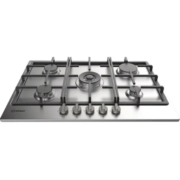 Indesit THP 751 W/IX/I Gas hob: 5 gas burners
