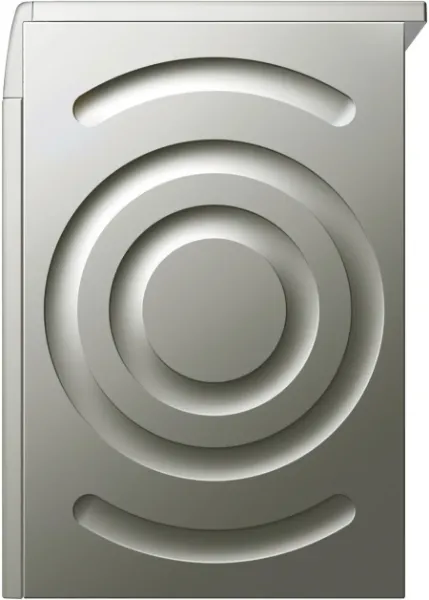 Siemens WQ46H2DXGB Heat Pump Tumble Dryer in Silver Inox_side