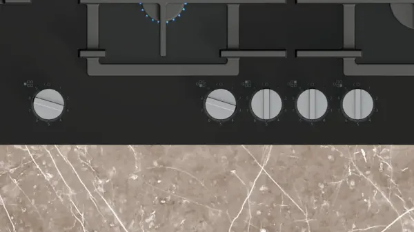 Siemens EP9A6MI40 90cm Gas Hob in Black_knobs