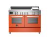 Bertazzoni Professional 120cm Induction Range Cooker with Twin Oven in Arancio