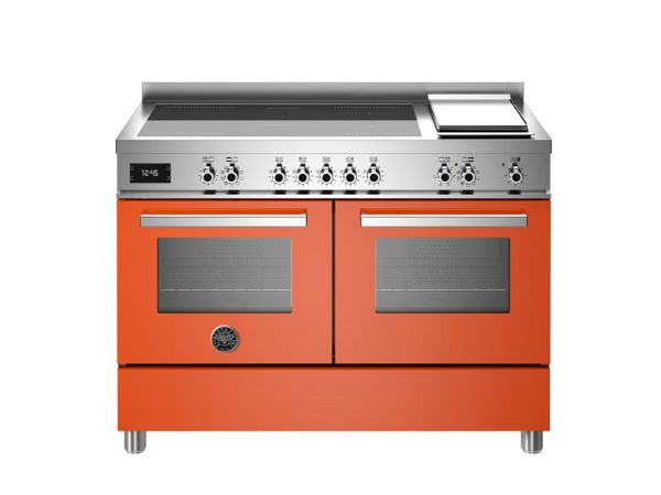 Bertazzoni Professional 120cm Induction Range Cooker with Twin Oven in Arancio