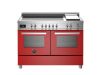 Bertazzoni Professional 120cm Induction Range Cooker with Twin Oven in Rosso