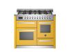 Bertazzoni Professional 110cm Dual Fuel XG Range Cooker with Twin Oven in Giallo