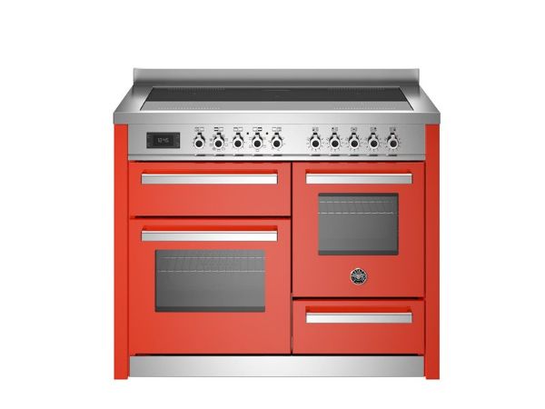 Bertazzoni Professional 110cm Induction XG Range Cooker with Twin Oven in Arancio