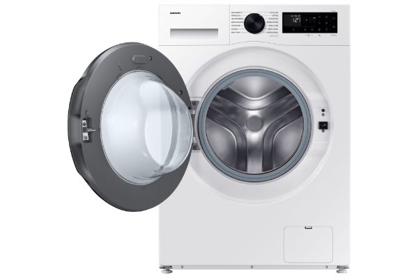 Samsung WD11DG5B15BEEU Series 5 AI Energy 11kg/6kg 1400 Spin  Washer Dryer - White_door open