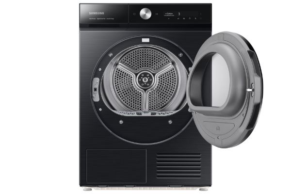Samsung DV90BB9445GBS1 Series 8 9kg Heat Pump Smart Tumble Dryer - Black_open door