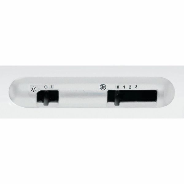 Indesit ISLK 66F LS W 60cm Visor Cooker Hood - White main 2